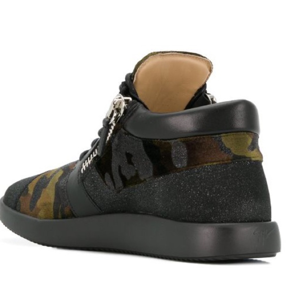 giuseppe zanotti BNIB camo accent trainers IT42 - Picture 7 of 8